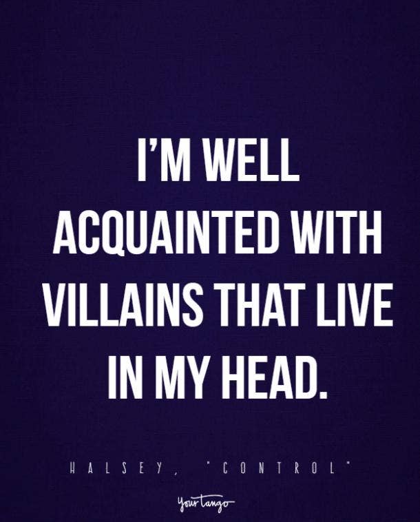 I’m well acquainted with villains that live in my head.