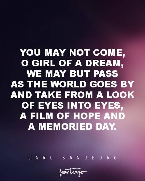 carl sandburg poems to make her fall in love