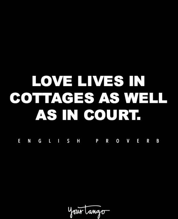 English love proverb