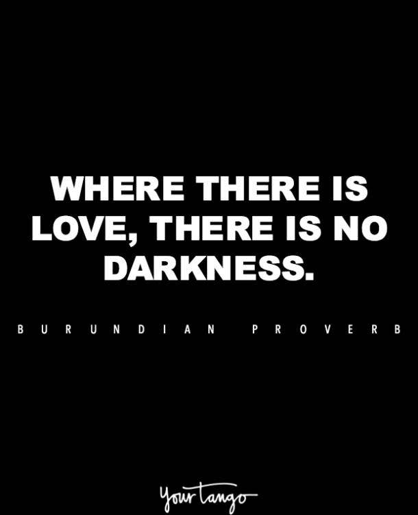 Burundian love proverb