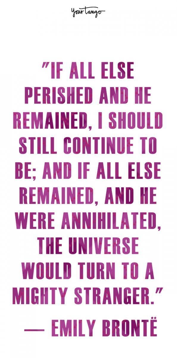Emily Brontë romantic love quote