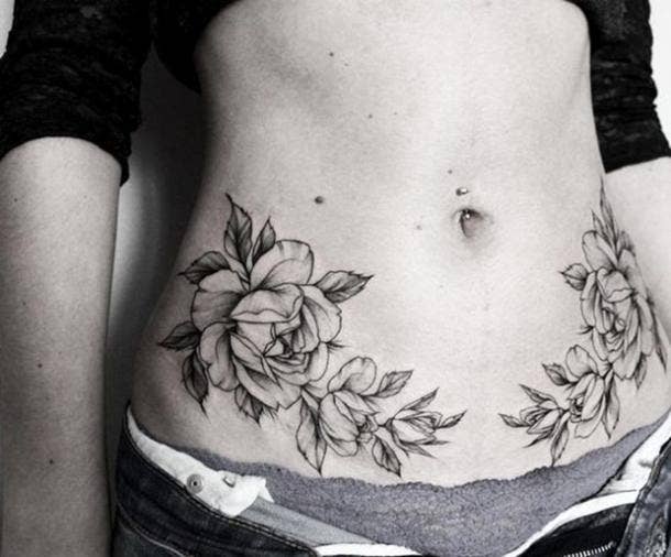Stunning Stretch Mark Cover Up Tattoos  Tattoo Glee