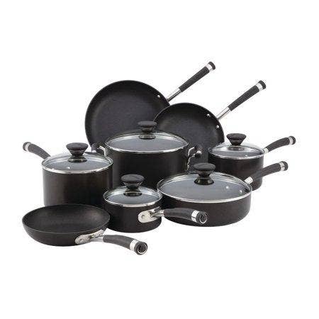 Farberware Reliance 2qt Aluminum Nonstick Covered Saucepan - Black