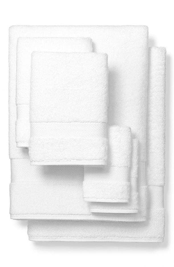 Boll & Branch Spa 6-Piece Organic Cotton Towel Set in White