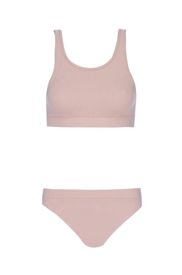 Pink invisible removable straps plunge bra, CASSIOPEE