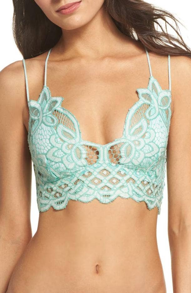 Honeydew Intimates Nichole Cap Sleeve Point d'Esprit Bralette