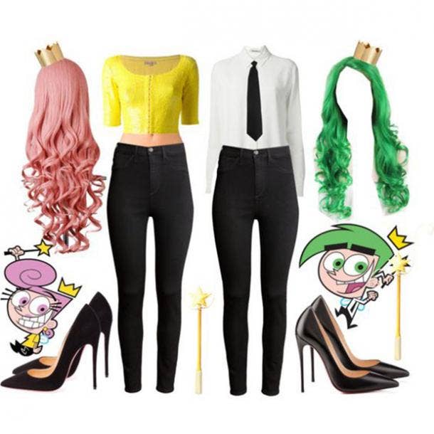 fairy odd parents costume accessories best friend halloween costumes