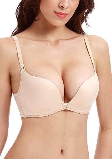 underwire free push up bra