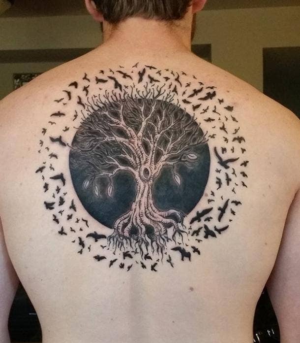 20+ Tree Drawing & Painting Ideas - Brighter Craft | Tree tattoo, Tree of life  tattoo, Family tree tattoo