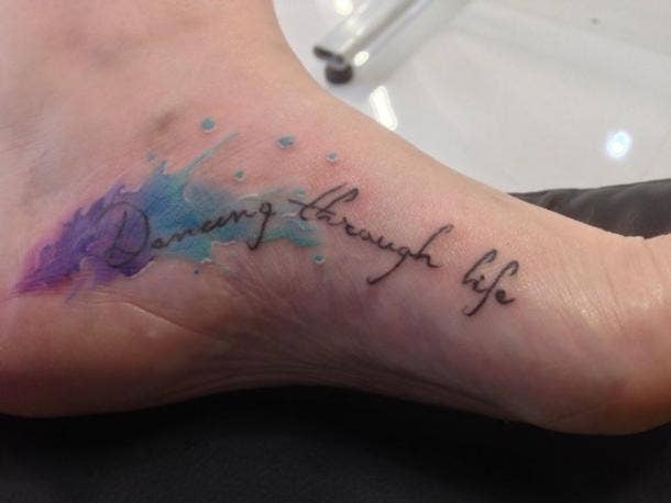 101 Best Wording Tattoos On Foot