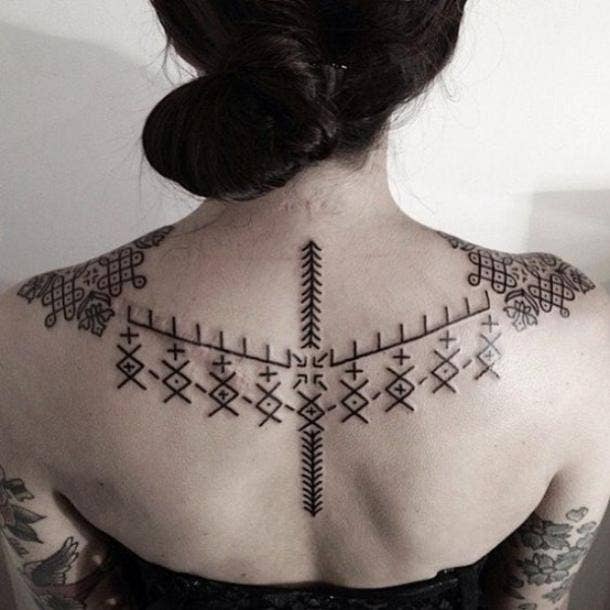 scandinavian tattoo for women  scandinavian tattoos female  viking tattoos  for females  Scandinavian tattoo Traditional viking tattoos Viking  tribal tattoos