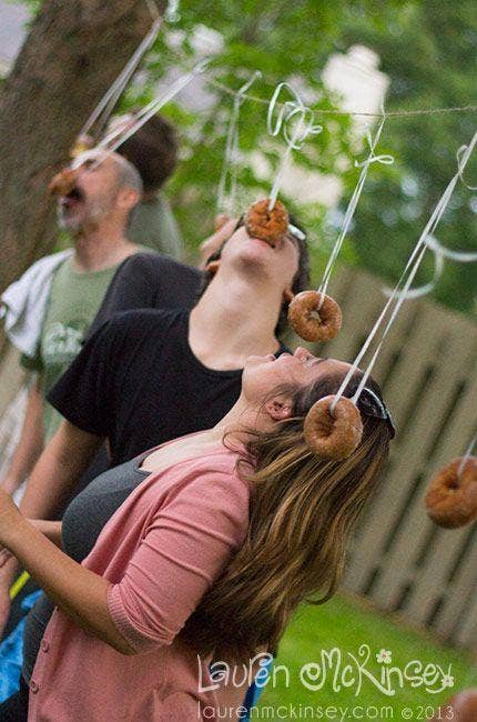 donut game adult birthday party idea
