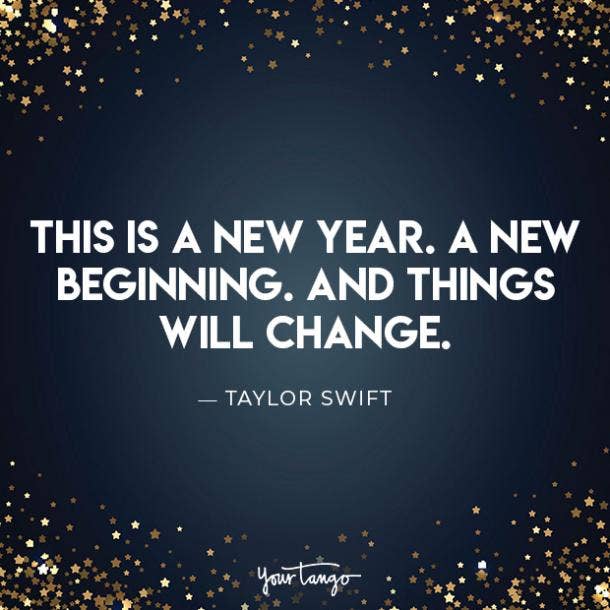 Taylor Swift new year quote