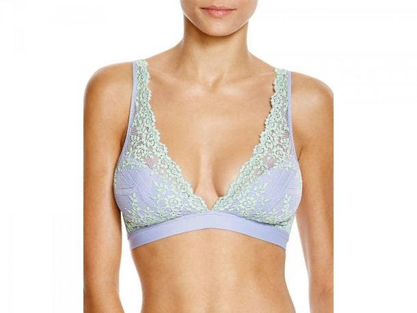 Wacoal How Perfect Soft Cup Wireless Bra In Provincial Blue