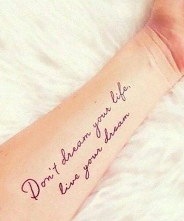 inspirational quotes tattoos