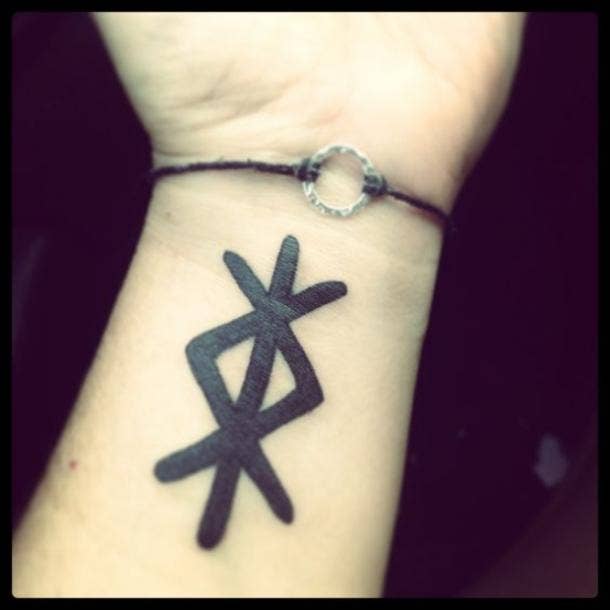 Is this Rune Tattoo okay if I turn it sideways Does it change the meaning  I want to put this on my inner bicep  rrunes