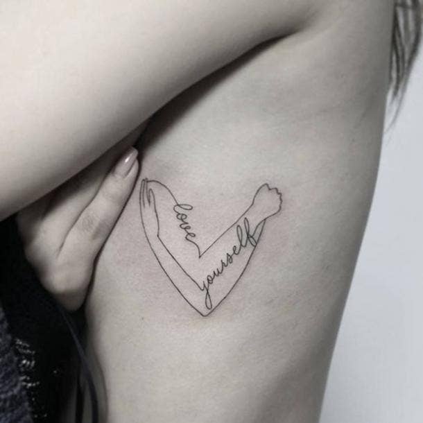25 Meaningful Tattoos About Self Love To Remind You To Love Yourself As You Are | YourTango 25 Meaningful Tattoos About Self Love To Remind You To Love Yourself As You Are | YourTango