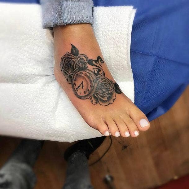 My CRAZY Foot Tattoo Coverup  YouTube