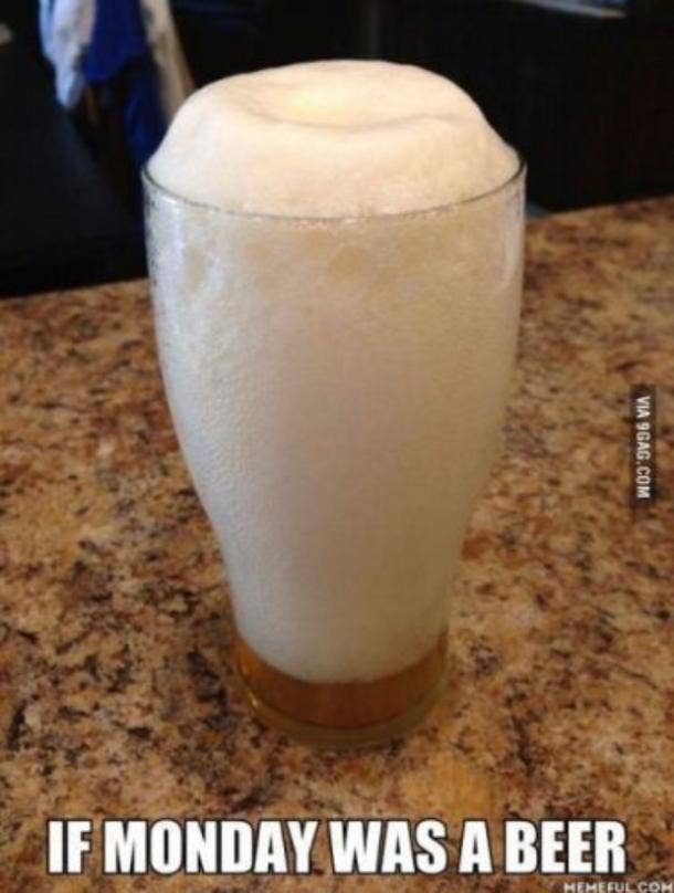 beer memes if monday was a beer