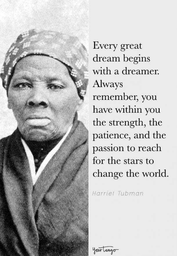harriet tubman black history month quote