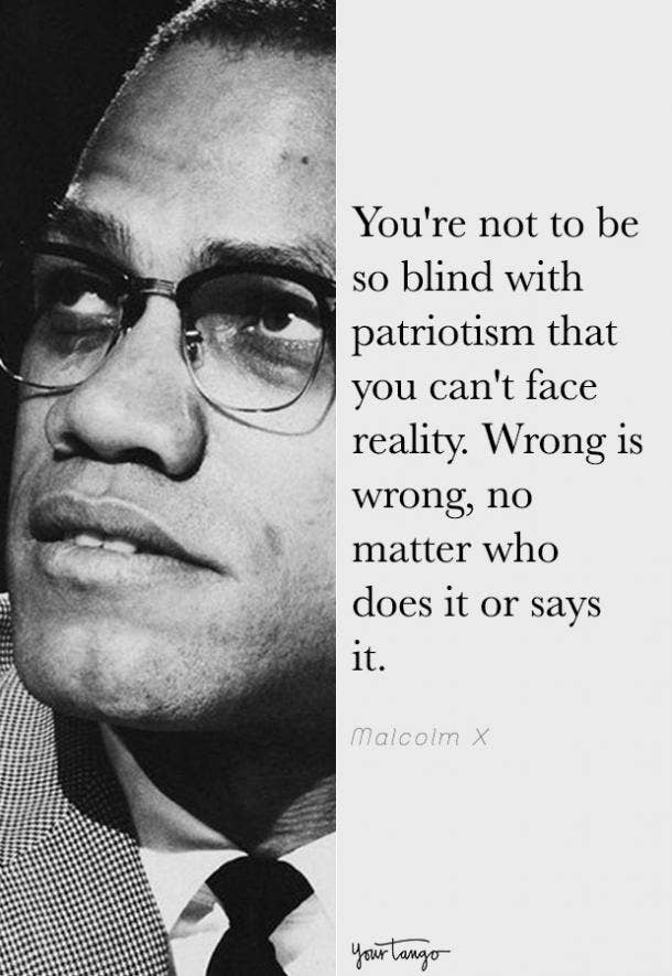 malcolm x black history month quote