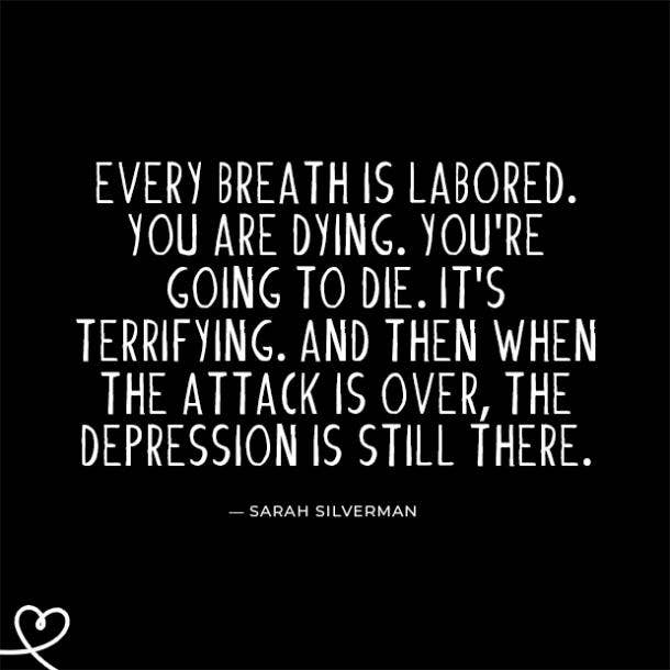 celebrity quotes about anxiety and depression