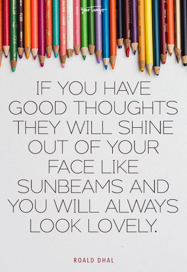 Roald Dahl words of encouragement for kids