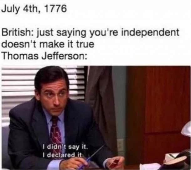 funny 4th of july memes independence day meme