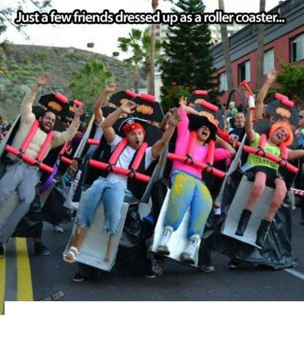 Roller Coaster Halloween Costume 