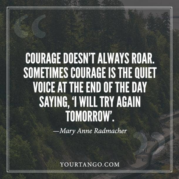 Mary Anne Radmacher anxiety quotes