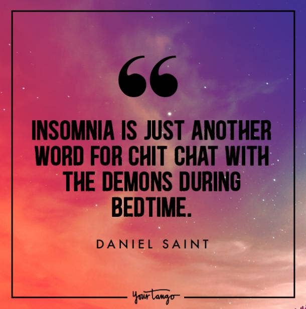 Insomnia Quotes Can't Sleep At Night