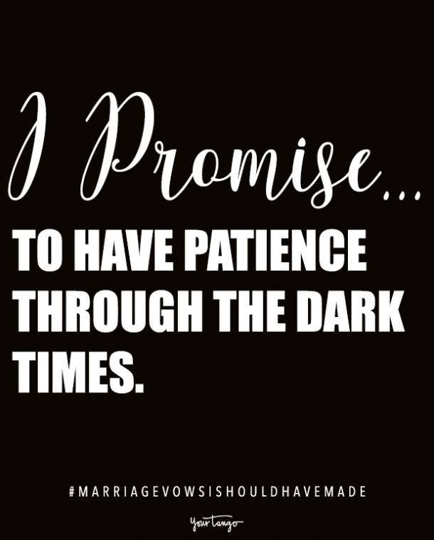 promises to make in vows