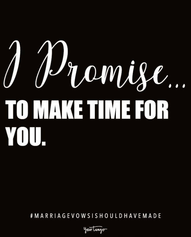 promises to make in vows