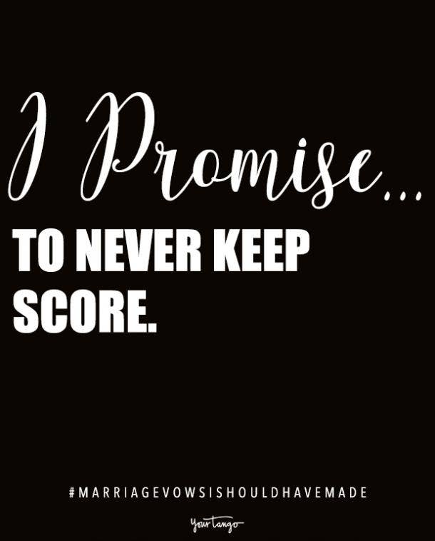 promises to make in vows