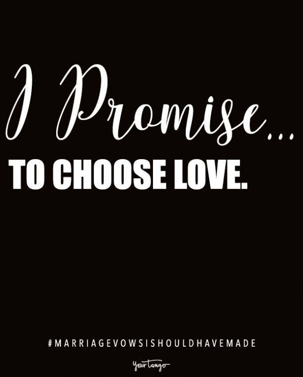 promises to make in vows