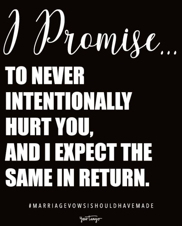 promises to make in vows