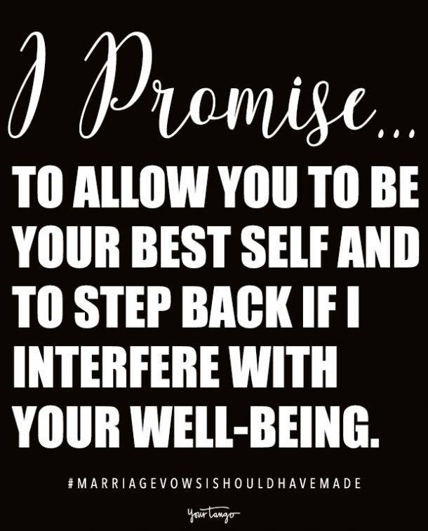 promises to make in vows