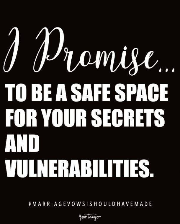 promises to make in vows