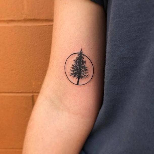 safari landscape tattoo