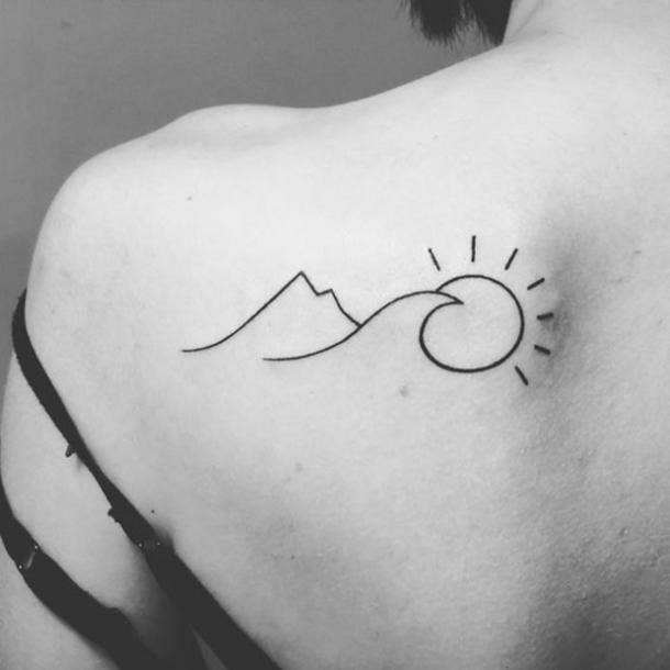 simple nature tattoo