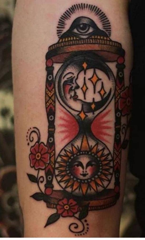 Tattoo tagged with piotr gie hourglass  inkedappcom