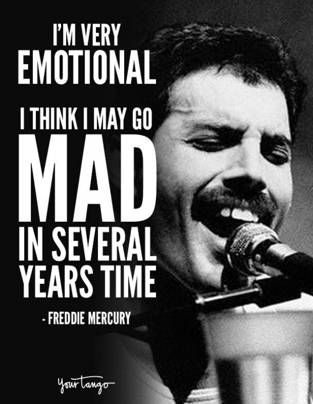 Freddie Mercury Queen Band Quotes Master Trick