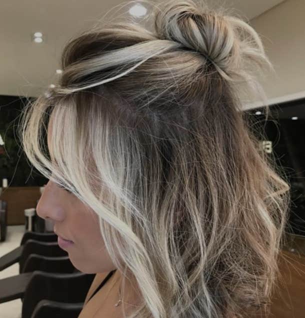 35 Best Half Up Half Down Bun Hairstyles That Don T Look Messy Yourtango