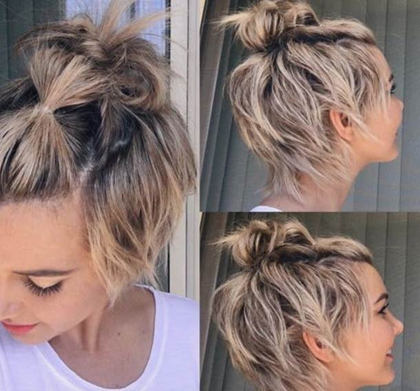 35 Best Half Up Bun Hairstyles That Don T Look Messy Yourtango