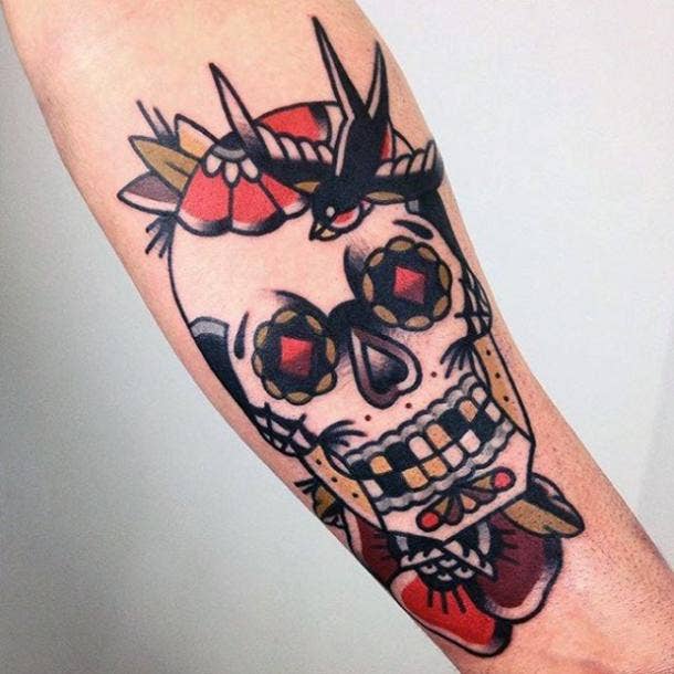 50 Best Sugar Skull Tattoo Designs & What The Tattoos Mean | YourTango 50 Best Sugar Skull Tattoo Designs & What The Tattoos Mean | YourTango