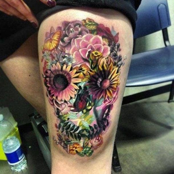 50 Best Sugar Skull Tattoo Designs What The Tattoos Mean Yourtango