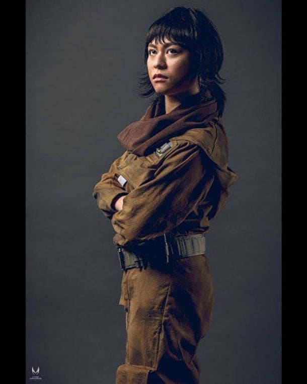 Rose Tico from Star Wars: The Last Jedi. 