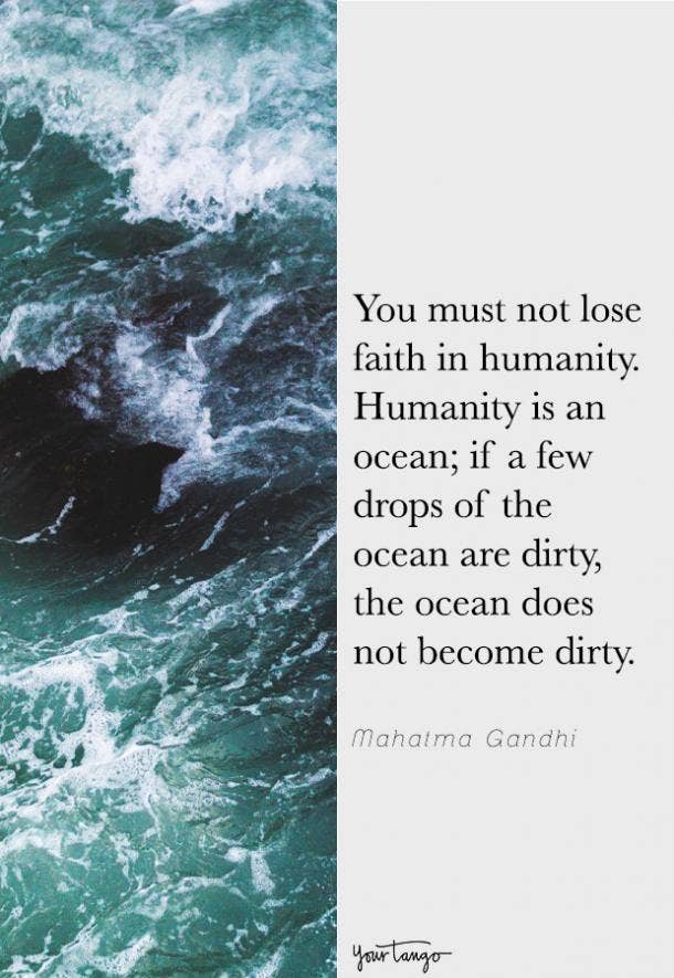 Mahatma Gandhi rock bottom quote that hits hard