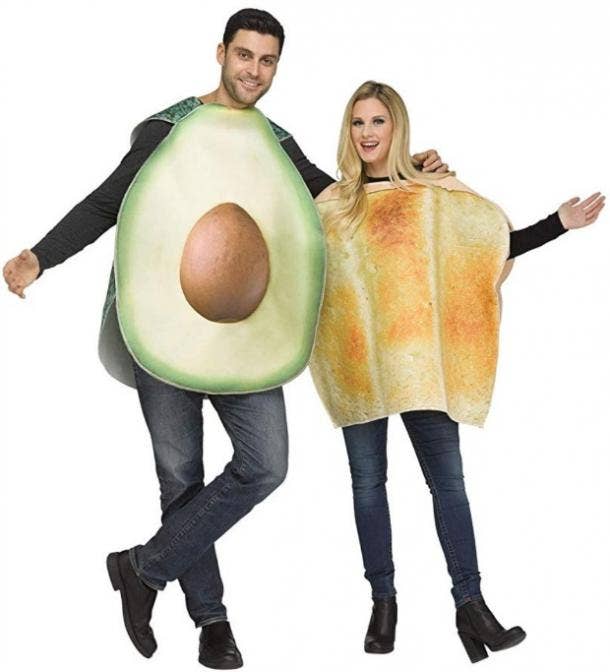 avocado and toast couples costume