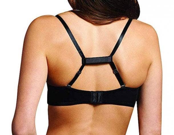 6 Pack Include Anti-Slip 3 Bra Straps Elastic Adjustable Bra Strap Holder  and 3 Bra Clips